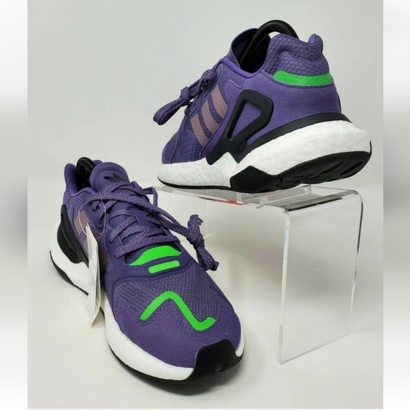 Adidas Day Jogger Originals Women's Sneakers Shoes Size Multi Purple FW4827 New - Picture 5 of 12